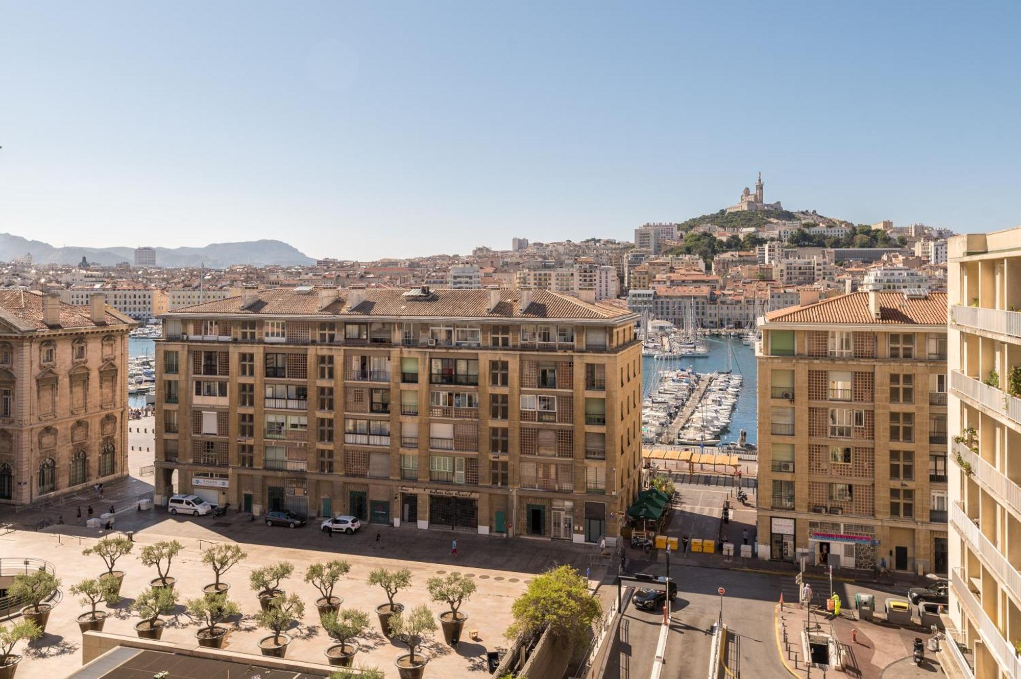 Splendide Vue Sur Nd De La Garde Et Le Vieux Port Apartment Marseille Exterior photo